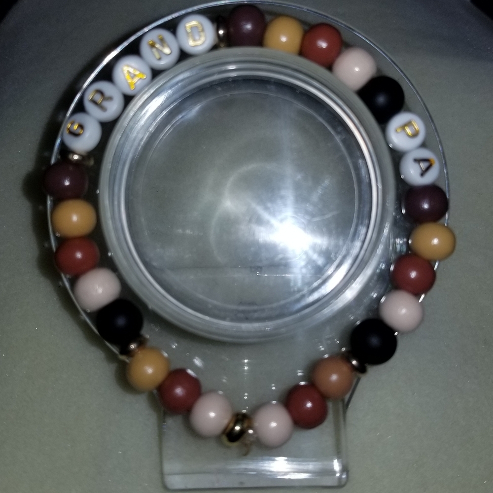 NWT Handcrafted Father's Day "Grand Pa" Bracelet
